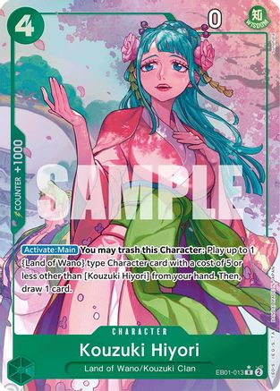 Kouzuki Hiyori (Alternate Art) - EB01-013 - Rare
