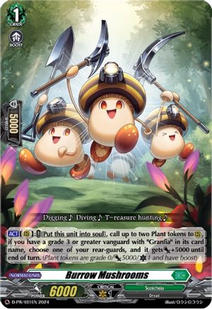 Burrow Mushrooms - D-PR/401 - Promo