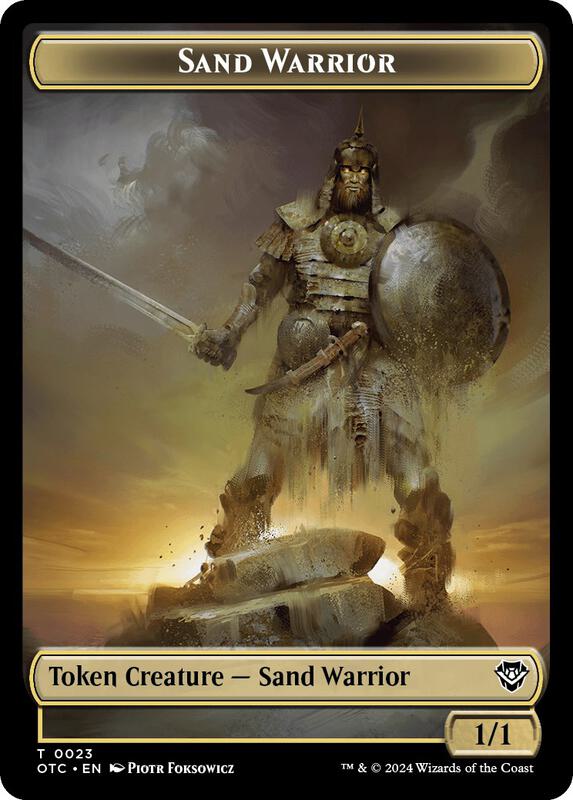 Plant // Sand Warrior Token (TOTC)