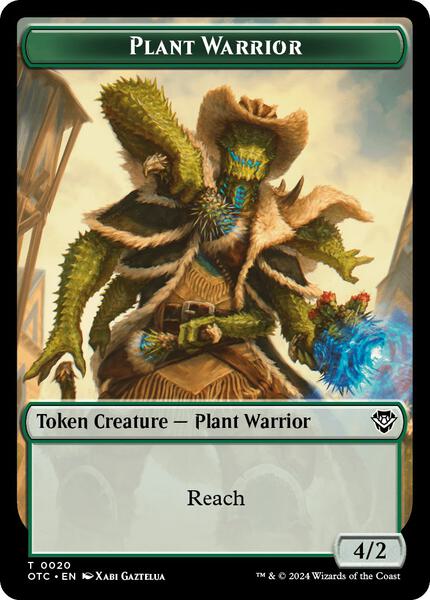 Plant Warrior // Plant Token (TOTC)