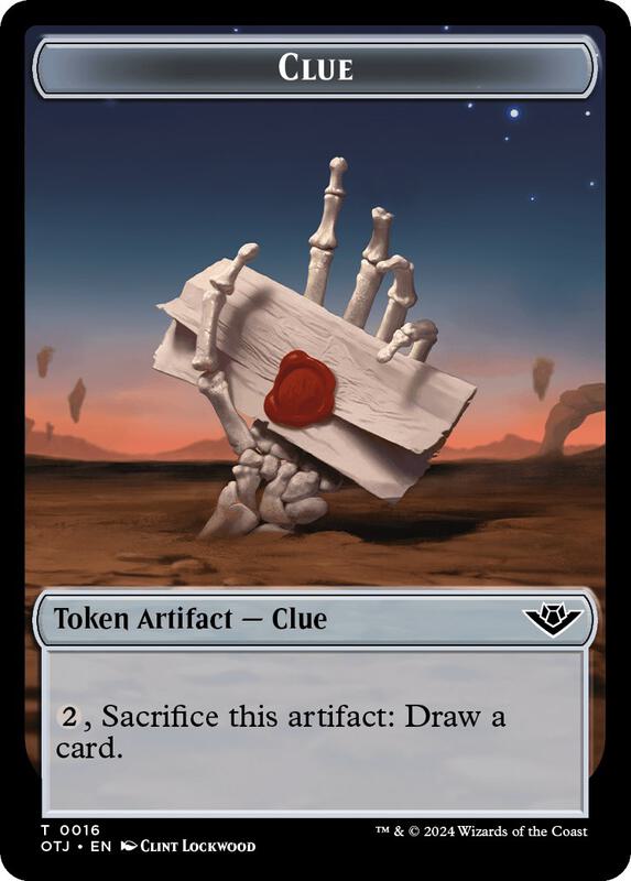 Eldrazi // Clue Token (TOTC)