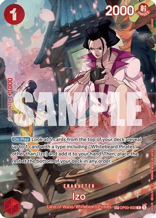 Izo (OP07 Special) - OP03-003 - Rare