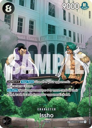 Issho (OP07 Special) - OP03-078 - Super Rare