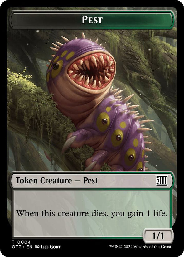 Mercenary // Pest Token (Foil) (TOTJ)