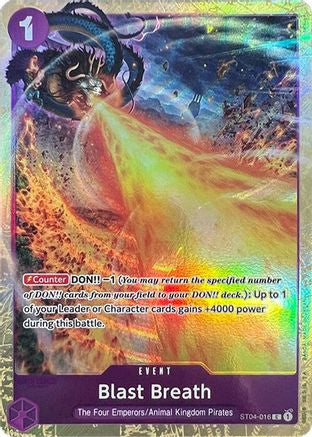 Blast Breath (Premium Card Collection -Best Selection Vol. 1-) - ST04-016 - Common