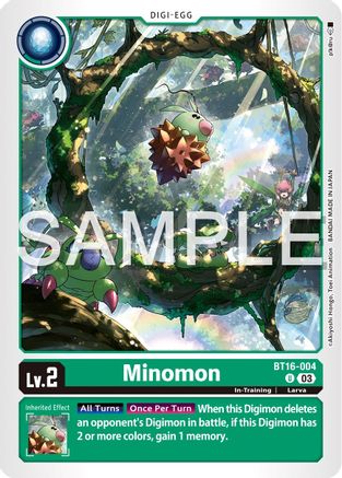 Minomon - BT16-004 - Uncommon