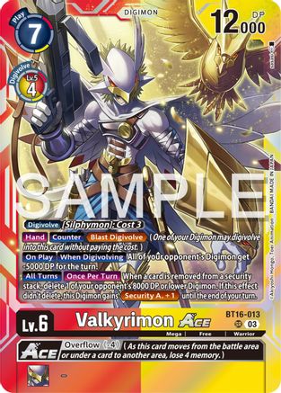 Valkyrimon Ace - BT16-013 - Super Rare