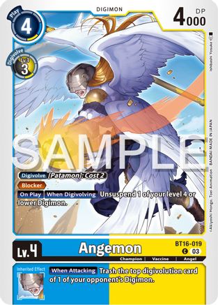 Angemon - BT16-019 - Common (Pre-Order)