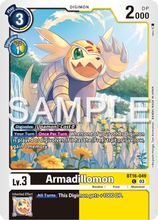 Armadillomon - BT16-049 - Common