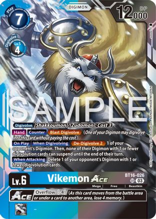 Vikemon Ace - BT16-026 - Super Rare