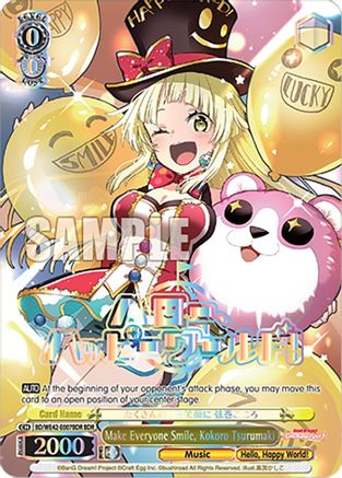 Make Everyone Smile, Kokoro Tsurumaki (BDR) - BD/WE42-E007BDRBDR - BanG Dream Rare