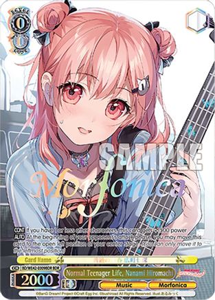 Normal Teenager Life, Nanami Hiromachi (BDR) - BD/WE42-E009BDRBDR - BanG Dream Rare