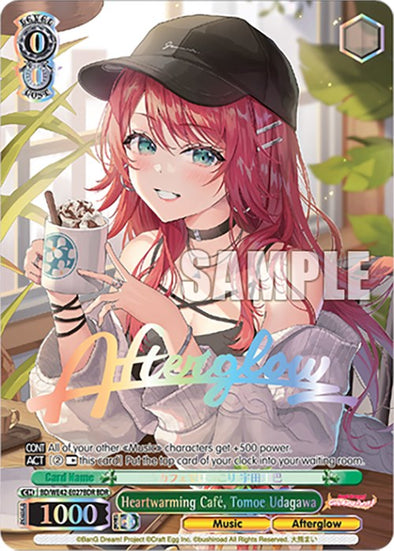 Heartwarming Cafe, Tomoe Udagawa (BDR) - BD/WE42-E027BDRBDR - BanG Dream Rare