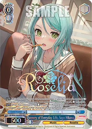 Scenery of Everyday Life, Sayo Hikawa (BDR) - BD/WE42-E065BDRBDR - BanG Dream Rare