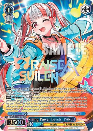 Rising Power Levels, PAREO (BDR) - BD/WE42-E091BDRBDR - BanG Dream Rare