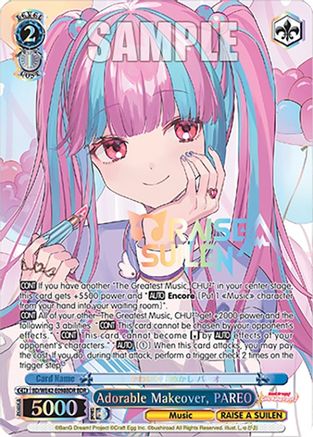 Adorable Makeover, PAREO (BDR) - BD/WE42-E098BDRBDR - BanG Dream Rare