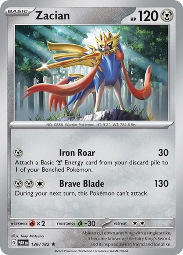 Zacian - 136/182 - Rare - Theme Deck Exclusive