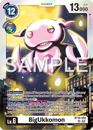 BigUkkomon - BT16-083 - Super Rare