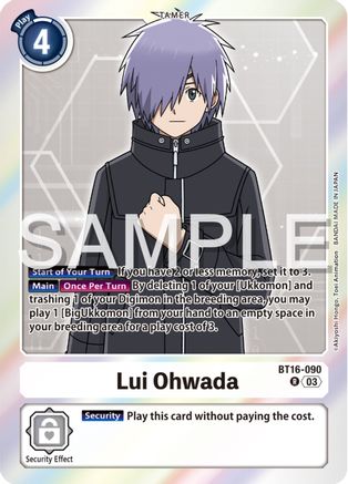 Lui Ohwada - BT16-090 - Rare (Pre-Order)