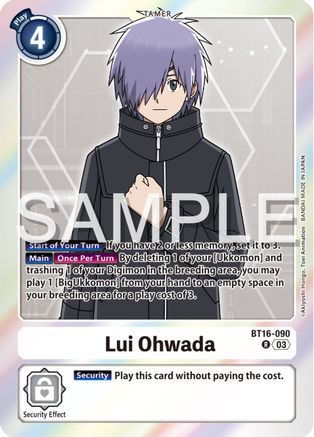 Lui Ohwada - BT16-090 - Rare