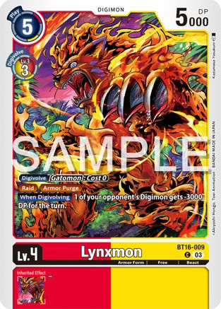 Lynxmon - BT16-009 - Common