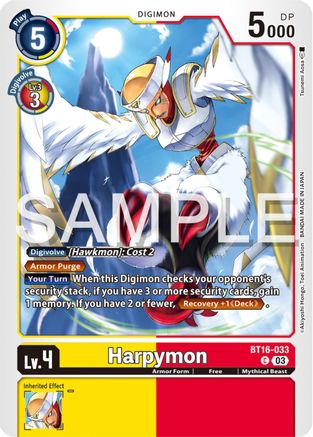 Harpymon - BT16-033 - Common