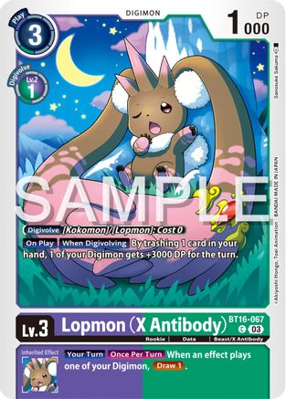 Lopmon (X Antibody) - BT16-067 - Common