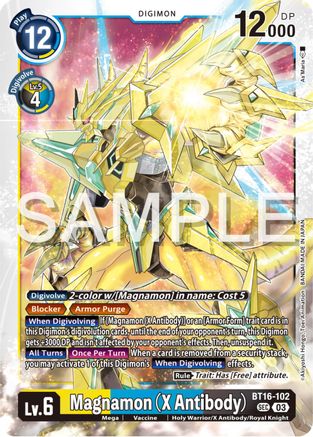 Magnamon (X Antibody) - BT16-102 - Secret Rare