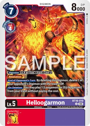 Helloogarmon - BT16-010 - Uncommon