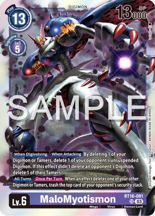 MaloMyotismon - BT16-081 - Super Rare