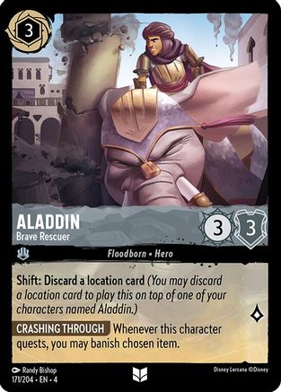 Aladdin (Brave Rescuer) - 171/204 - Uncommon