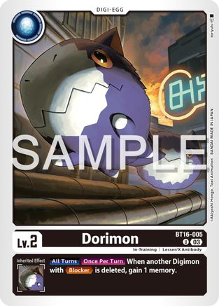Dorimon - BT16-005 - Uncommon (Pre-Order)