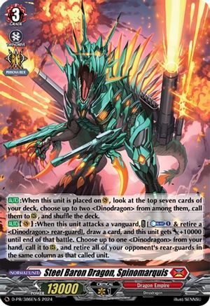 Steel Baron Dragon, Spinomarquis (Foil) - D-PR/386EN-S - Promo