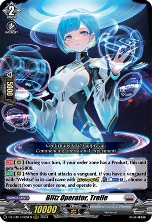 Blitz Operator, Trolle - DZ-BT01/009EN - Triple Rare