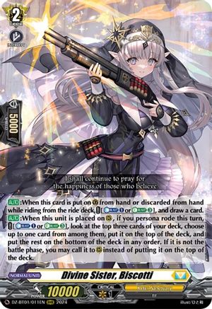 Divine Sister, Biscotti - DZ-BT01/011EN - Triple Rare