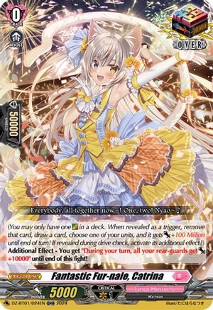 Fantastic Fur-nale, Catrina (ORR) - DZ-BT01/024EN - Over Double Rare