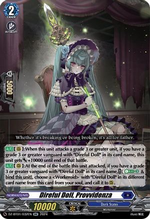 Direful Doll, Provvidenza - DZ-BT01/032EN - Double Rare