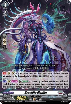 Gravidia Madler - DZ-BT01/036EN - Double Rare