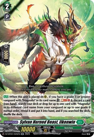 Sylvan Horned Beast, Ilkenwin - DZ-BT01/045EN - Double Rare