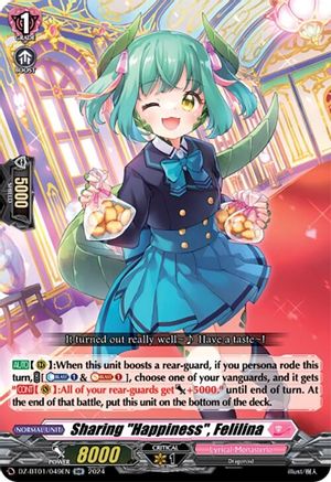 Sharing "Happiness", Felilina - DZ-BT01/049EN - Double Rare