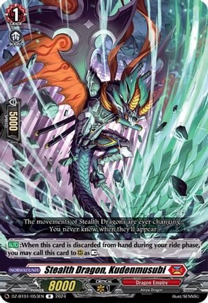 Stealth Dragon, Kudenmusubi - DZ-BT01/053EN - Rare