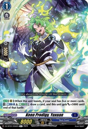 Keen Prodigy, Yuxuan - DZ-BT01/056EN - Rare