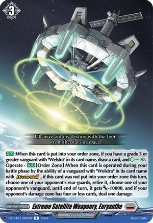Extreme Satellite Weaponry, Euryanthe - DZ-BT01/062EN - Rare