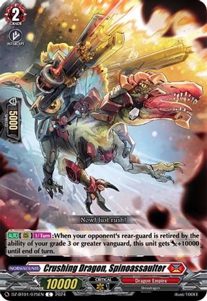 Crushing Dragon, Spinoassaulter - DZ-BT01/075EN - Common