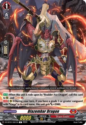 Blazembar Dragon - DZ-BT01/081EN - Common