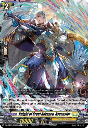 Knight of Great Advance, Ascensior - DZ-BT01/112EN - Common