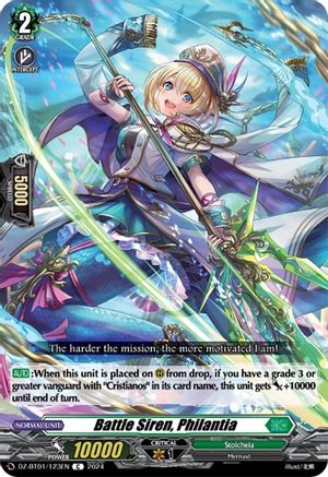 Battle Siren, Philantia - DZ-BT01/123EN - Common