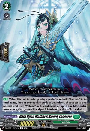 Oath Upon Mother's Sword, Lascaria - DZ-BT01/124EN - Common