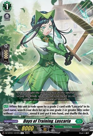 Days of Training, Lascaria - DZ-BT01/127EN - Common
