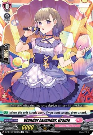 Wonder Lavender, Ursule - DZ-BT01/140EN - Common